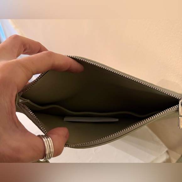 Burberry Textured Leather Mini Chess Shoulder Bag/Pouch NWT - Picture 11 of 17